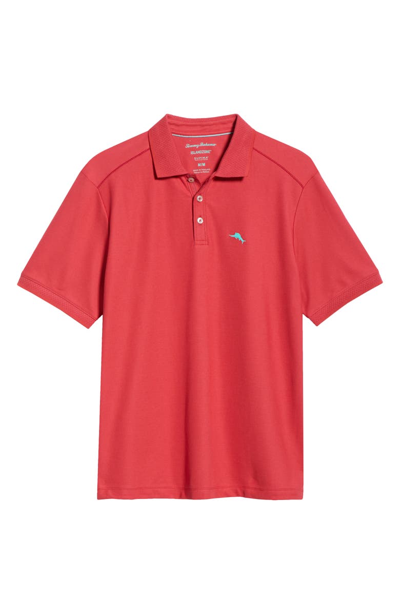 Tommy Bahama Emfielder Icon Solid IslandZone<sup>®</sup> Polo, Main, color, Baked Apple