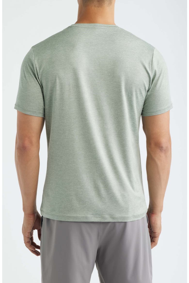 Dynamic Crewneck T-Shirt, Alternate, color, GREEN SLATE HEATHER