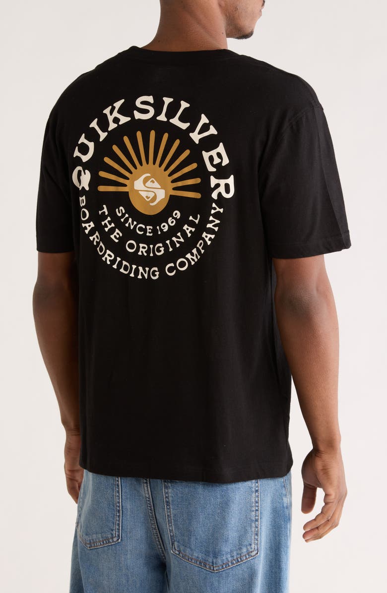 Quiksilver Quick Flow Graphic T-Shirt, Alternate, color, Black
