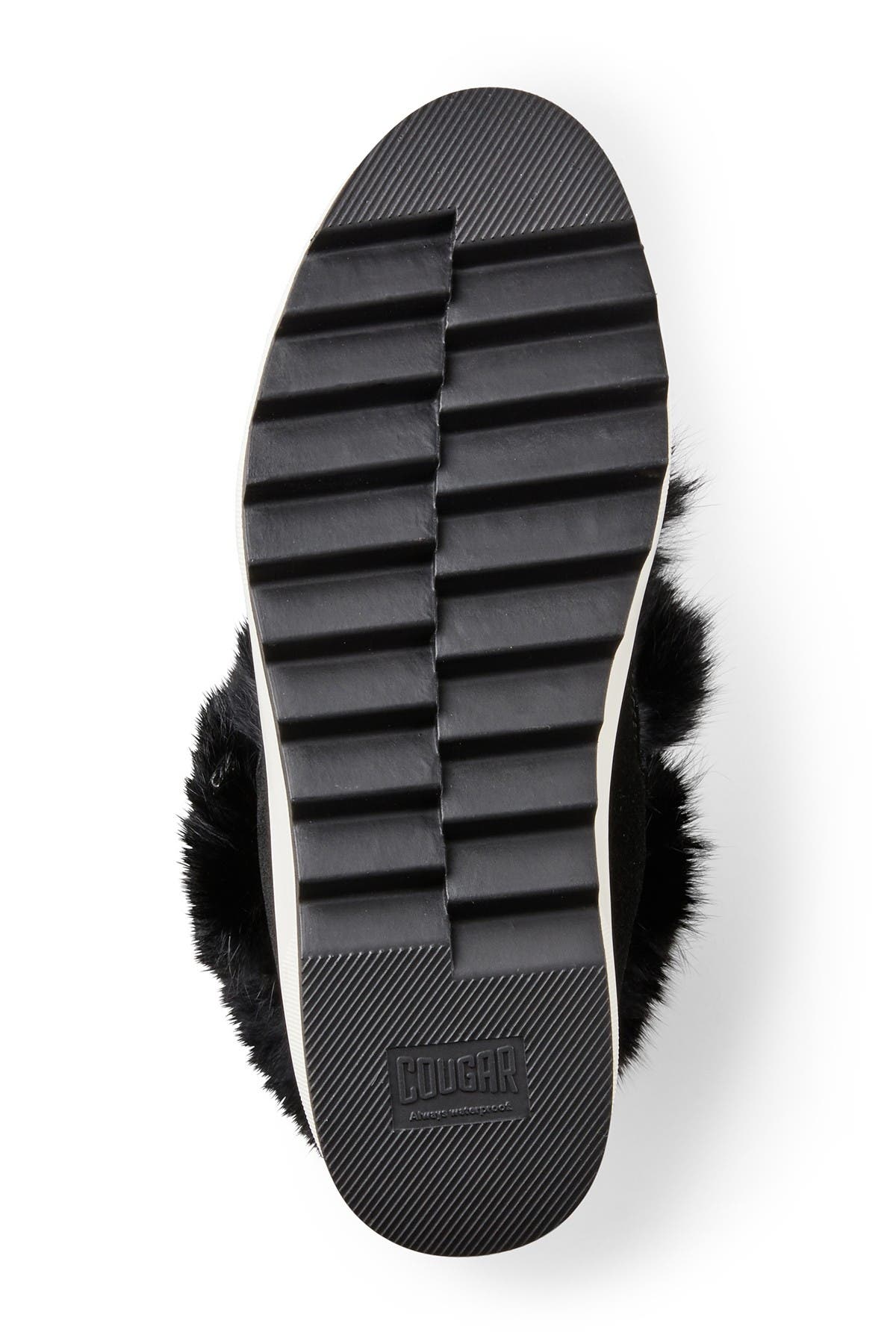 Cougar Vanora Genuine Rabbit Fur Trim Boot, Alternate, color, 