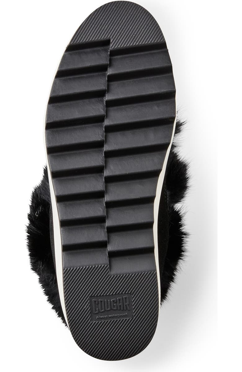 Cougar Vanora Genuine Rabbit Fur Trim Boot, Alternate, color,