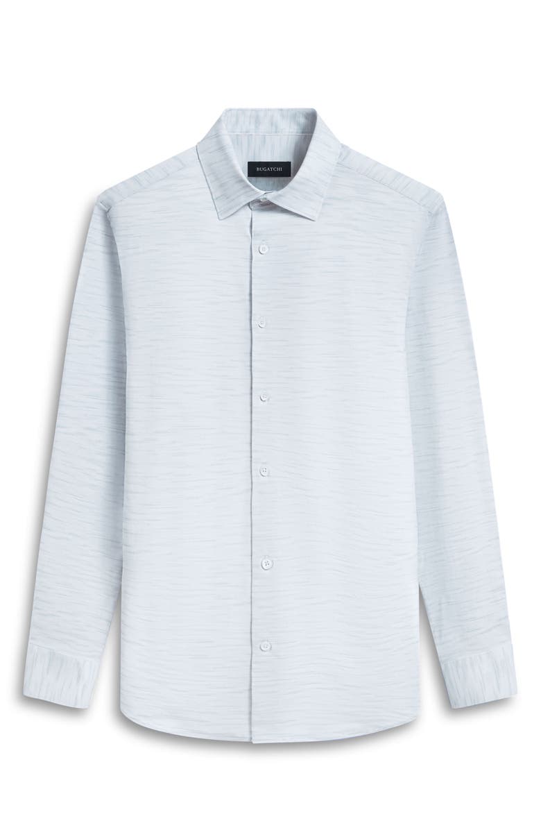 Bugatchi James OoohCotton<sup>®</sup> Print Button-Up Shirt, Alternate, color, Sky