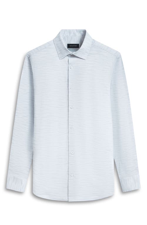 Bugatchi James Ooohcotton® Print Button-up Shirt In Blue