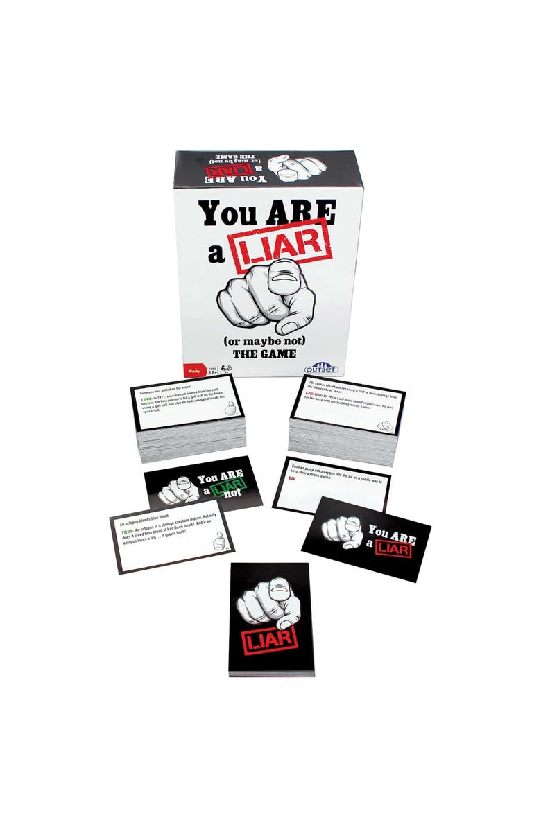 Outset Media You Are A Liar (or Maybe Not) Card Game, Alternate, color, Multicolored