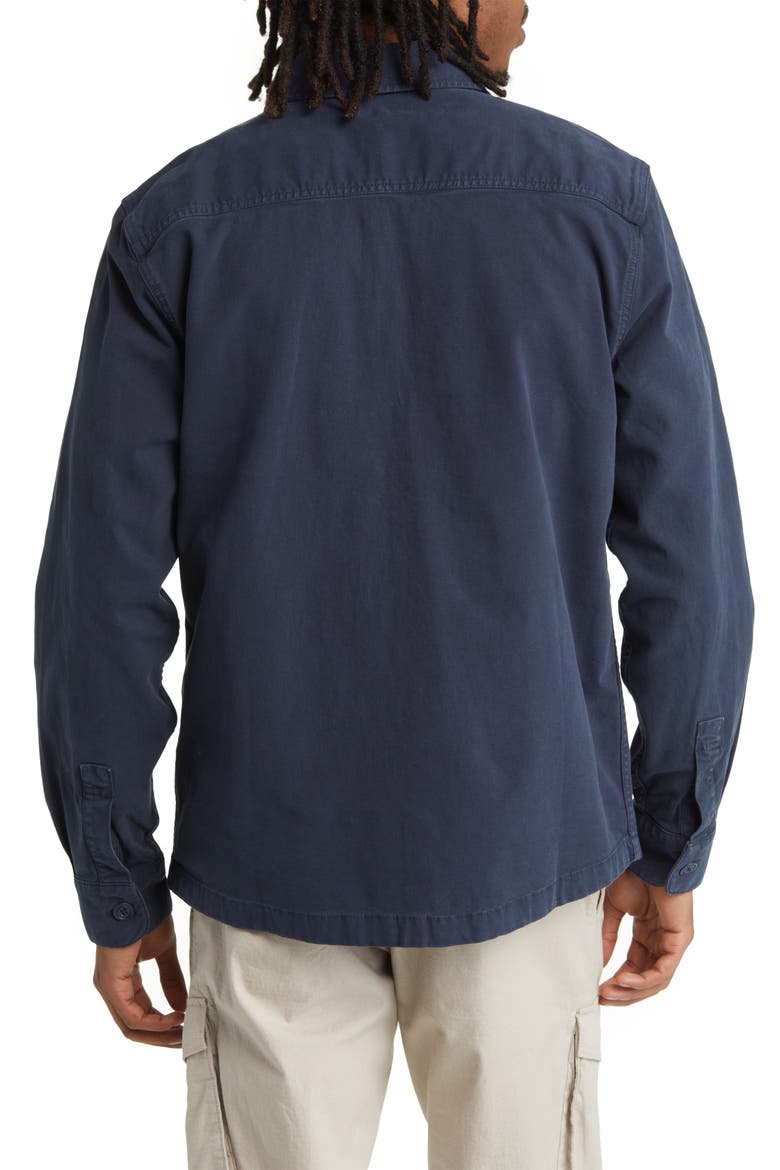 CPO Cotton Shirt Jacket, Alternate, color, NAVY