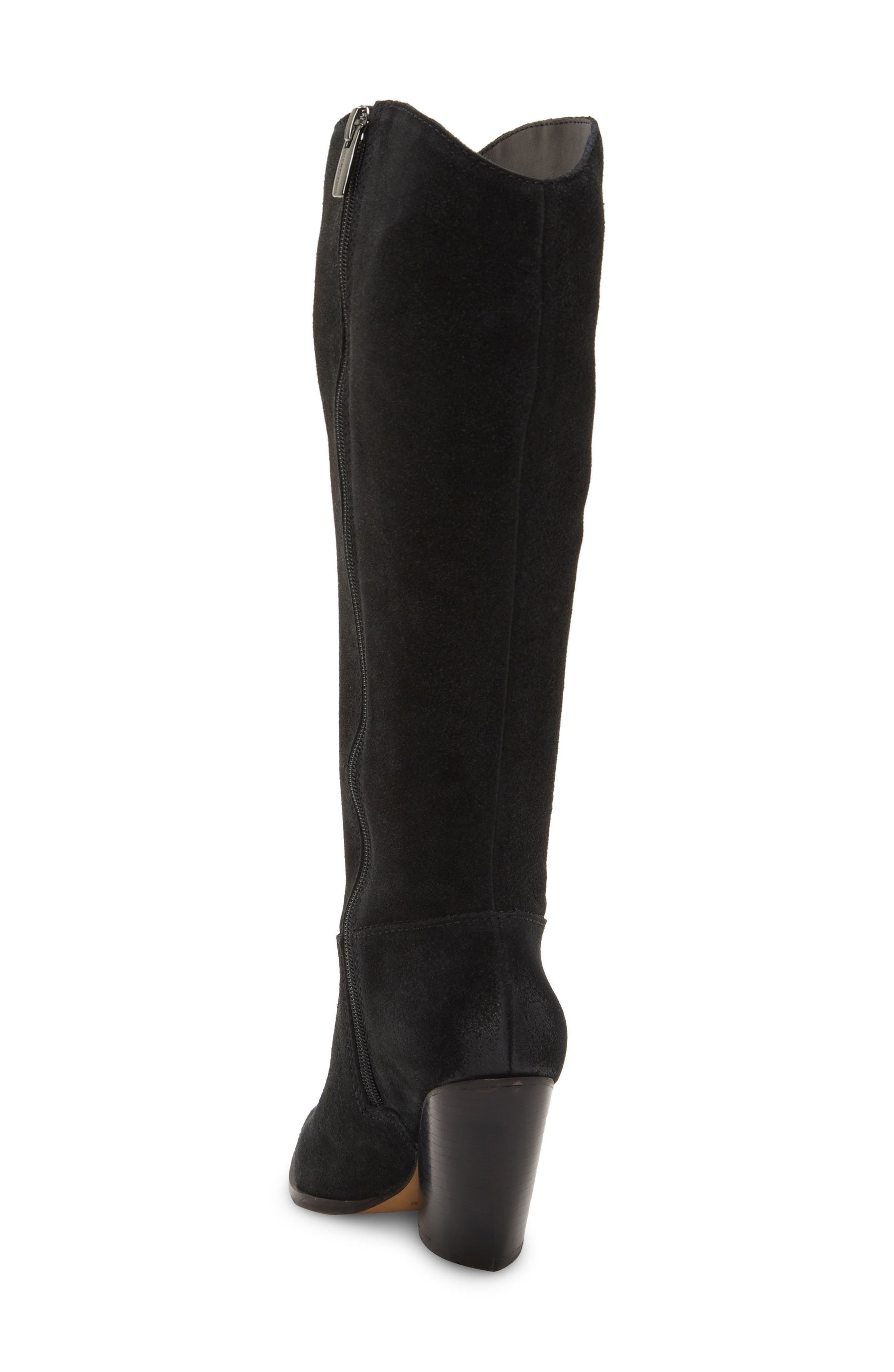 Oyennda Tall Boot, Alternate, color, BLACK