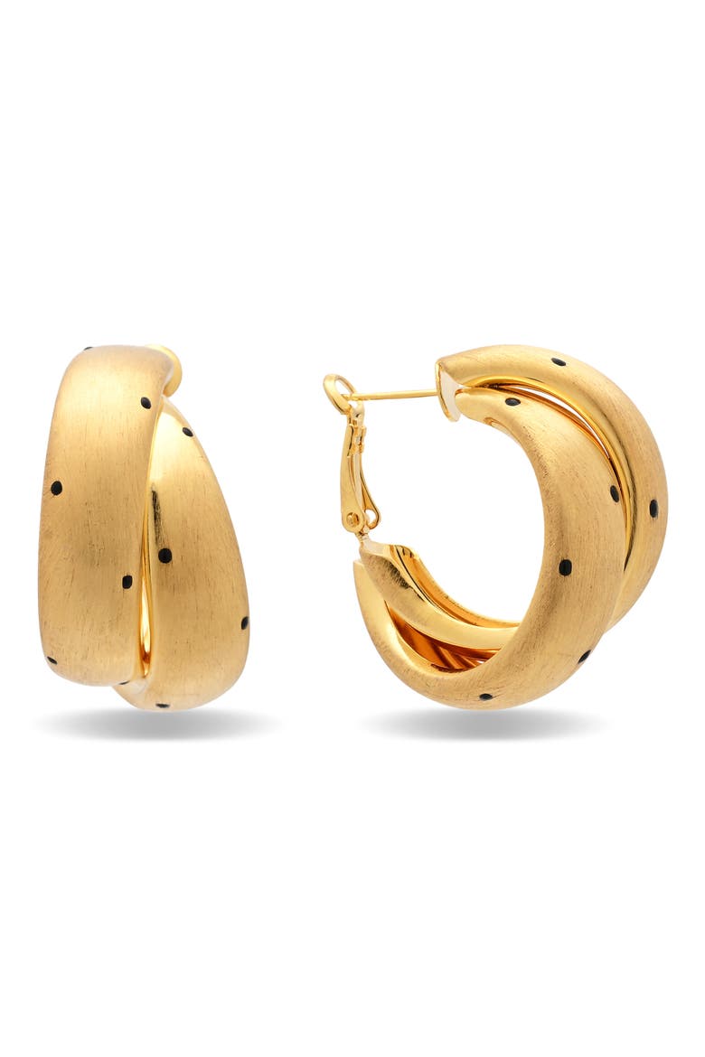 Lousia Hoop Earrings, Main, color, GOLD