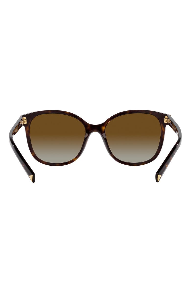 Prada 53mm Gradient Polarized Square Sunglasses, Alternate, color, 