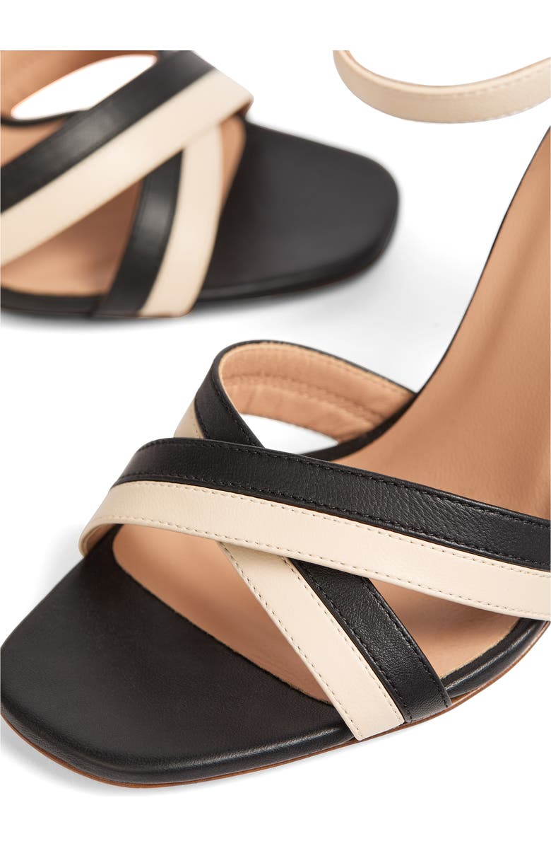 LK Bennett Lennon Colorblock Ankle Strap Sandal, Alternate, color,