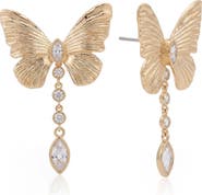 Ettika Fluttering Glow Drop Earrings