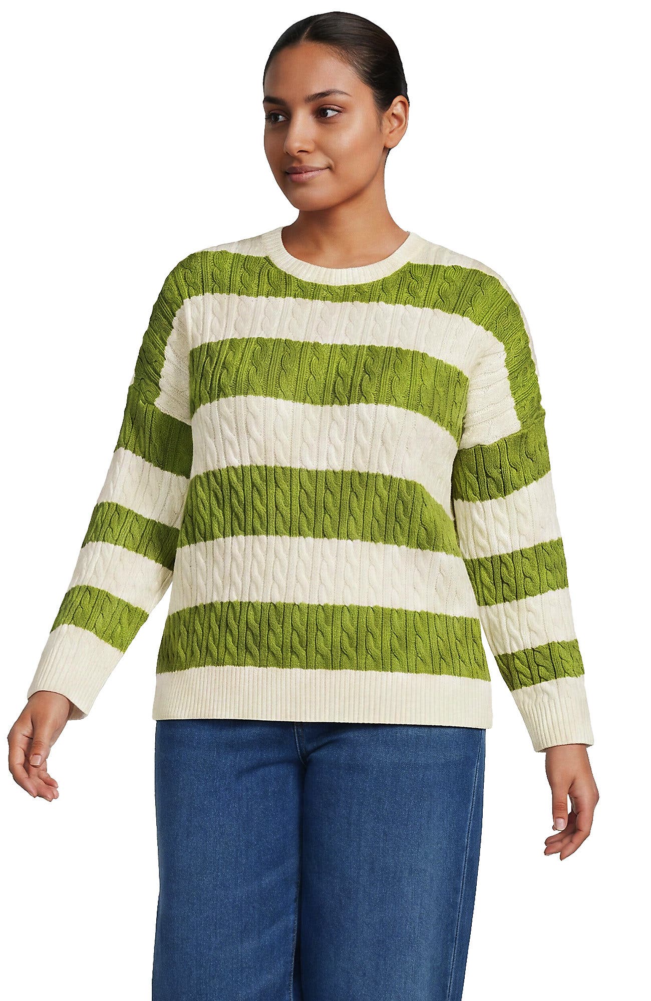 Winter Pear/Ivory Stripe