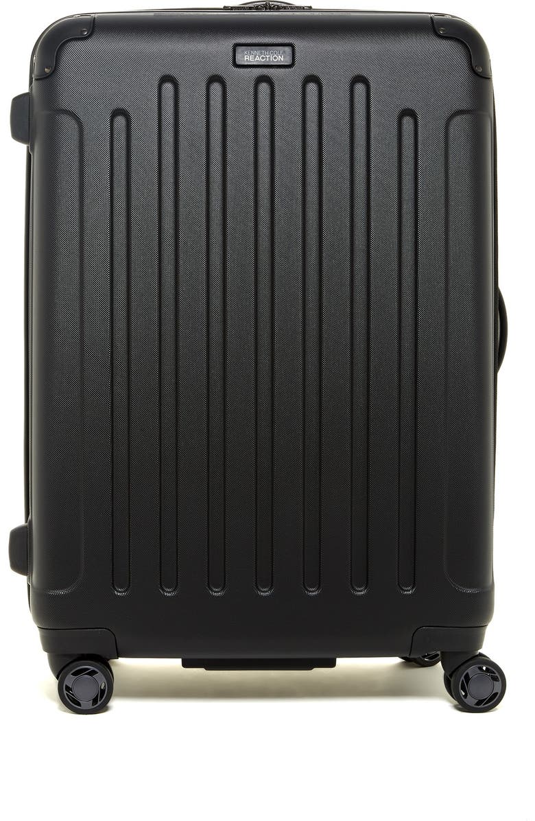 Kenneth Cole Reaction Renegade 28" Lightweight Hardside Expandable Spinner Luggage, Main, color, Black