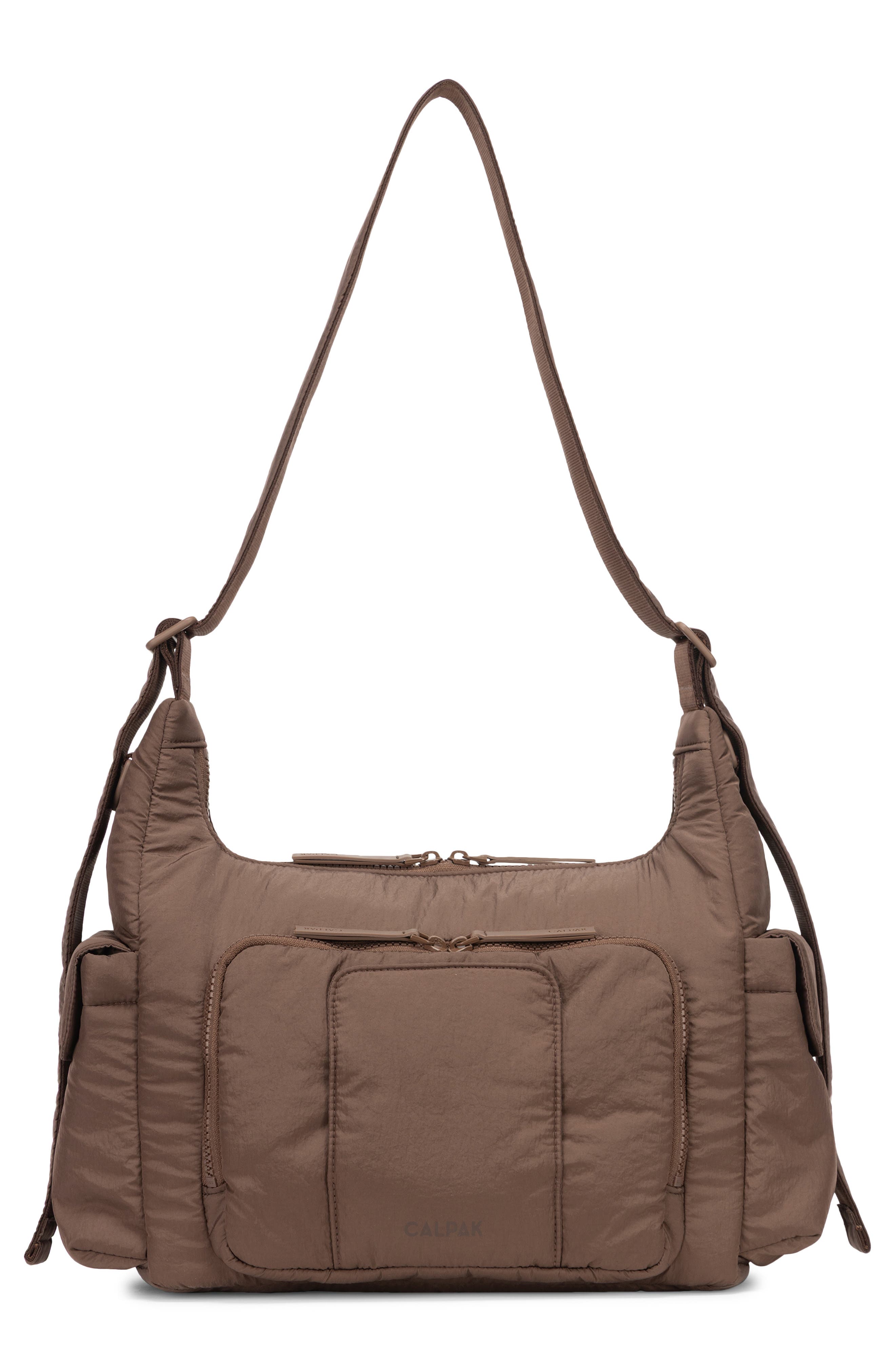 CALPAK Diaper Crossbody Bag, Alternate, color, Hazelnut