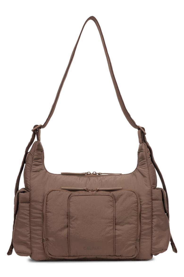 Diaper Crossbody Bag, Alternate, color, HAZELNUT