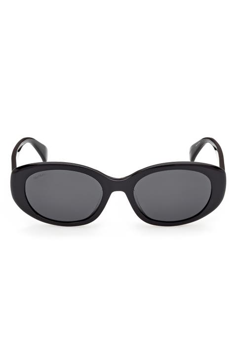 54mm Oval Sunglasses