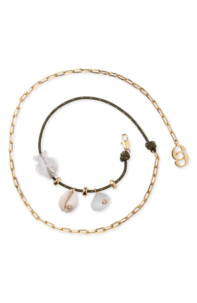 Éliou Reef Convertible Anklet, Main, color, Green