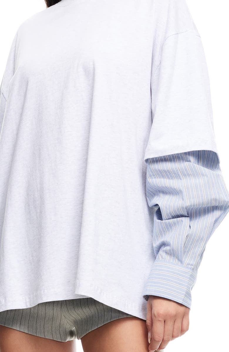 LIONESS Layered Look Oversize T-Shirt, Alternate, color, 