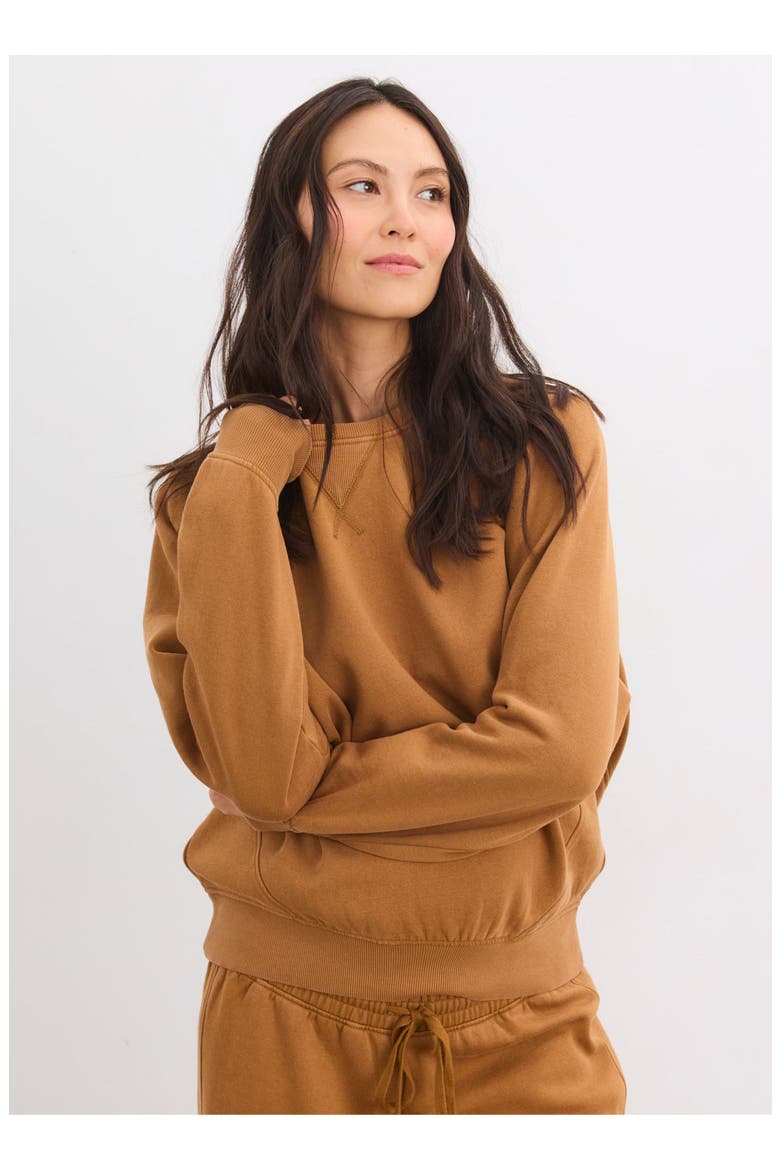 The Romy Pullover Classic Sweatshirt, Alternate, color, Rubber