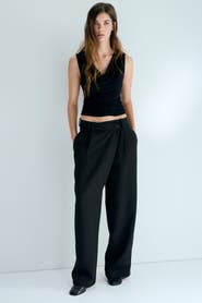 H&M Wrapover Tailored Trousers