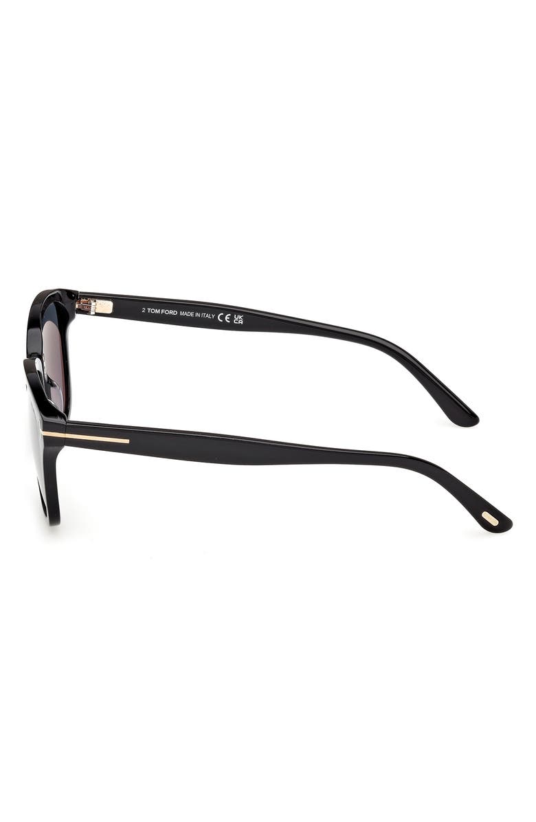 TOM FORD 53mm Square Polarized Sunglasses, Alternate, color, 