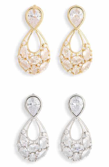 2-Pack Teardrop Earrings