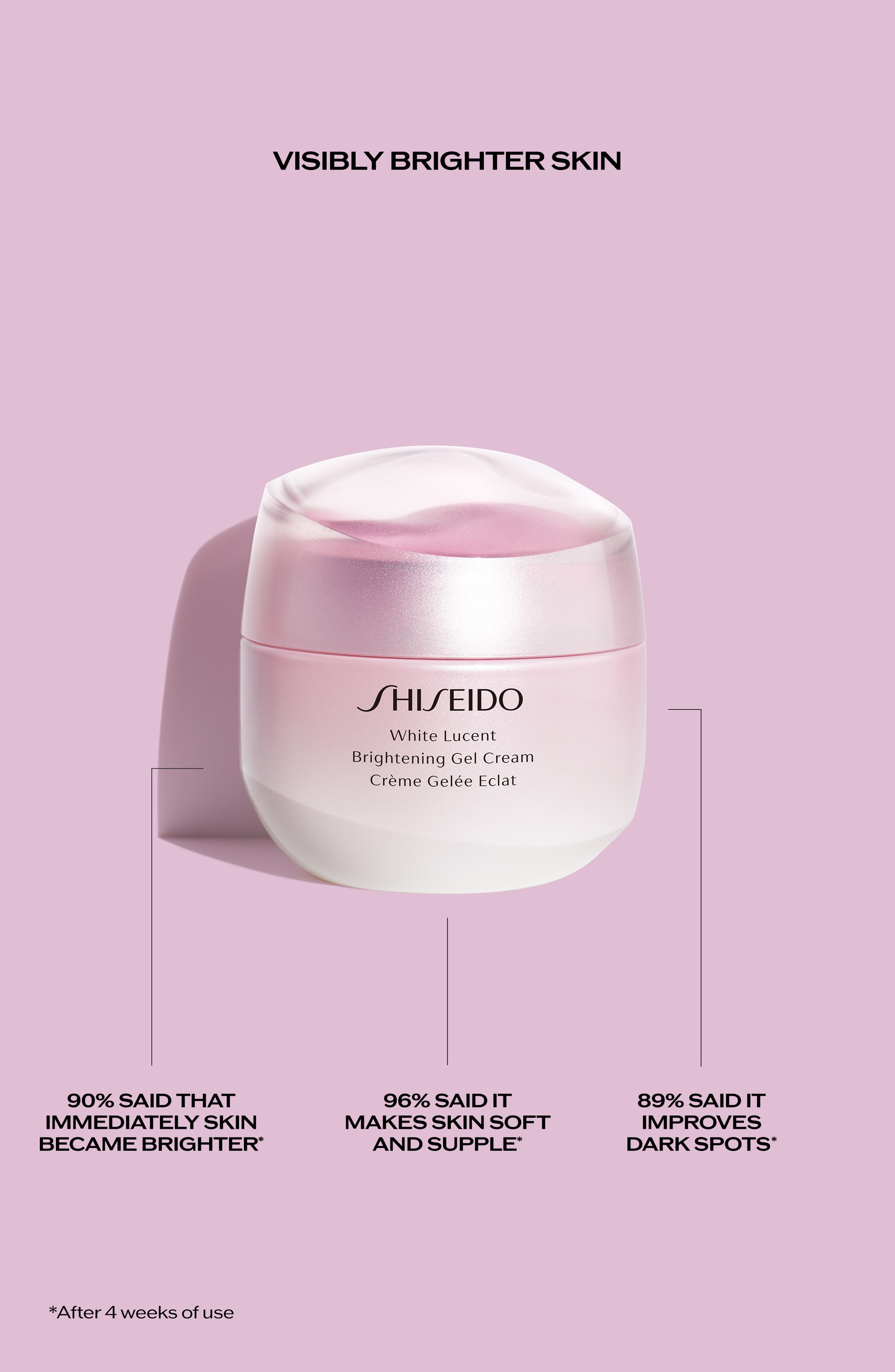 Shiseido White Lucent Brightening Gel Cream (Women) | Nordstrom