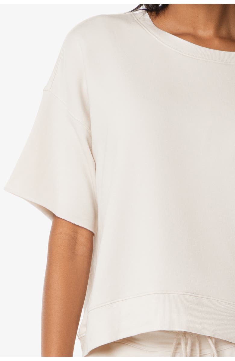 HELEN JON Short Sleeve Pullover, Alternate, color, Stone