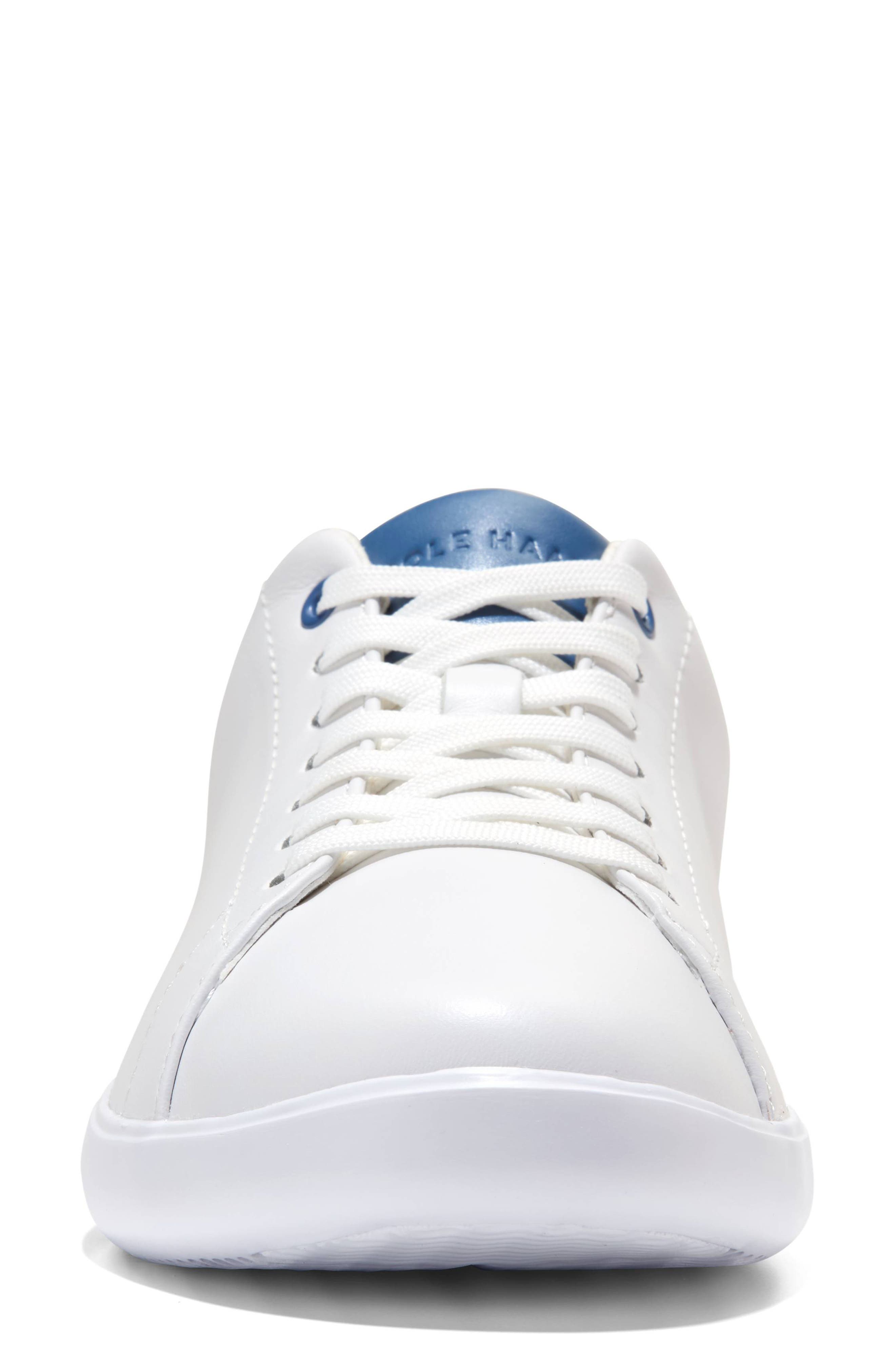 Cole Haan Grand Crosscourt Sneaker, Alternate, color, White Leather/ Rio Red Suede