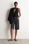 COS Chord Straight-leg Denim Shorts
