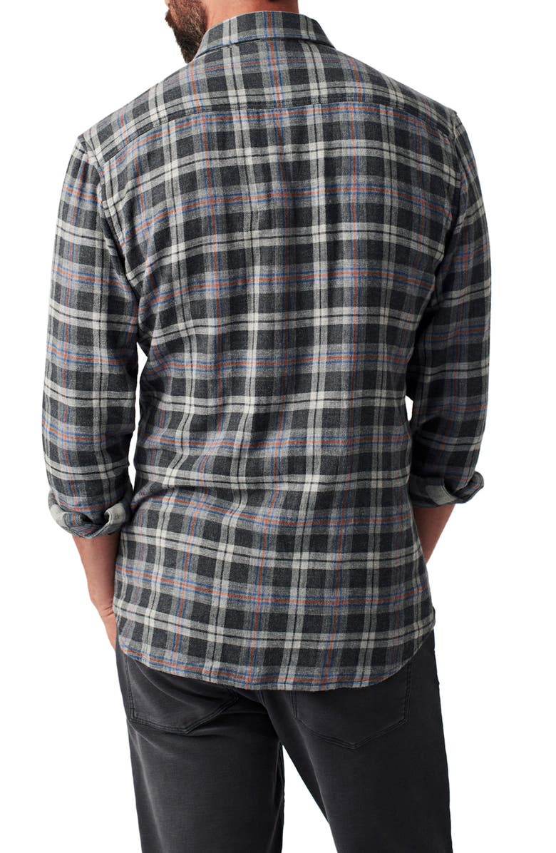 Faherty The REversible Plaid Organic Cotton Button-Up Shirt, Alternate, color,