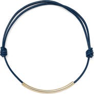 Lady Grey Leather Bond Necklace