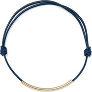 Lady Grey Leather Bond Necklace