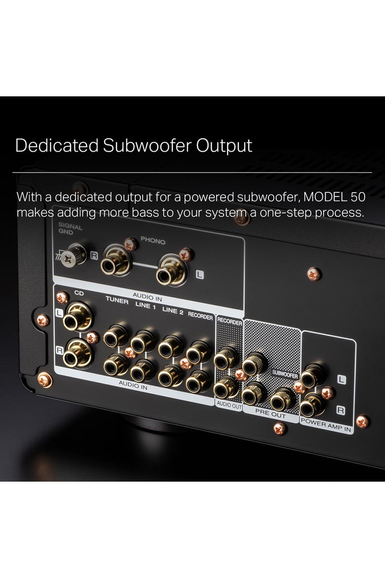 MODEL 50 Pure Analog Stereo Integrated Amplifier, Alternate, color, Silver