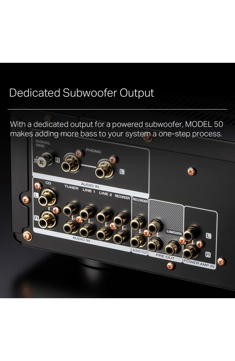 Marantz MODEL 50 Pure Analog Stereo Integrated Amplifier, Alternate, color, Silver