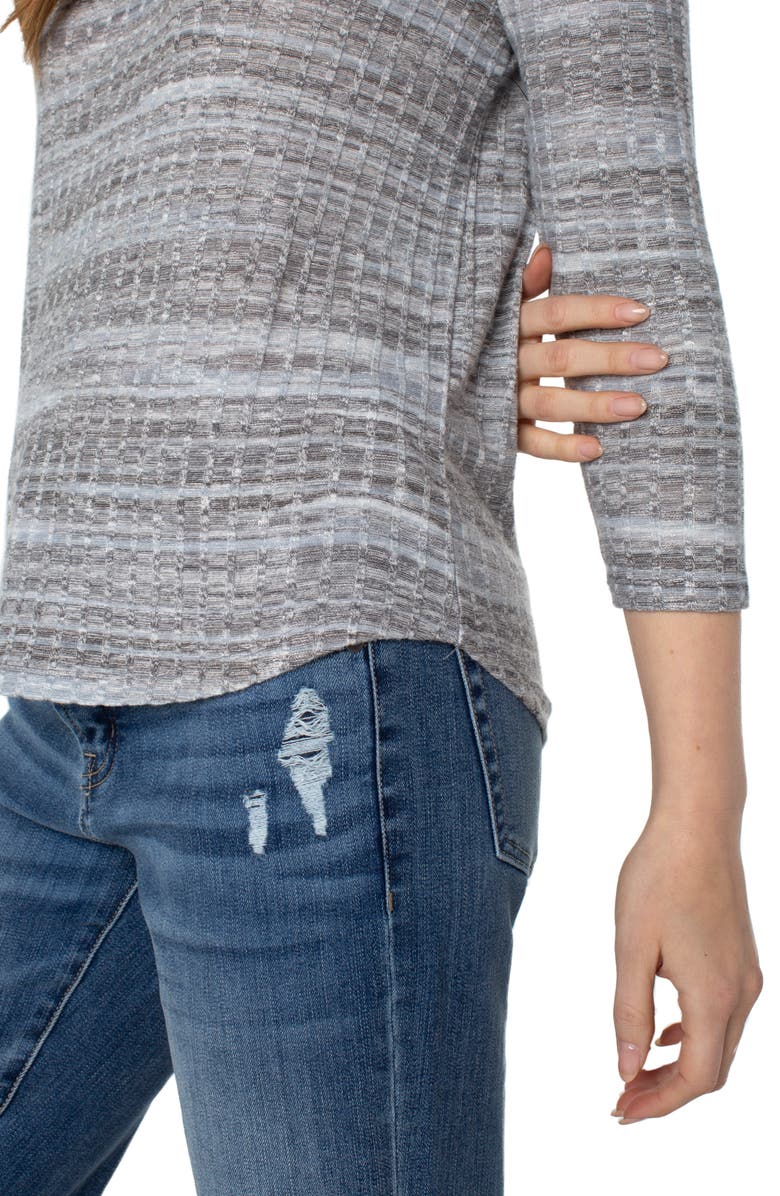 Liverpool Rib Knit Top, Alternate, color, Slate Blue