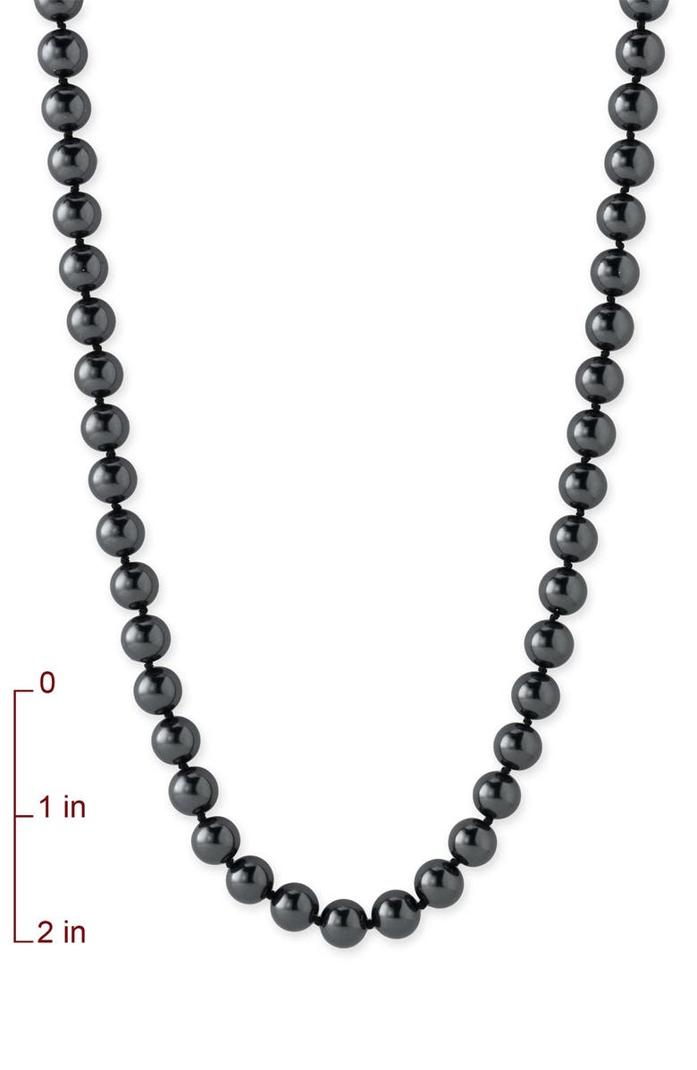 Nordstrom 10mm Glass Pearl Extra Long Strand Necklace, Alternate, color, 