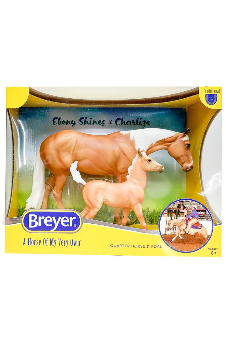 Breyer Horses The Traditional Series Ebony Shines And Charlize, Main, color,