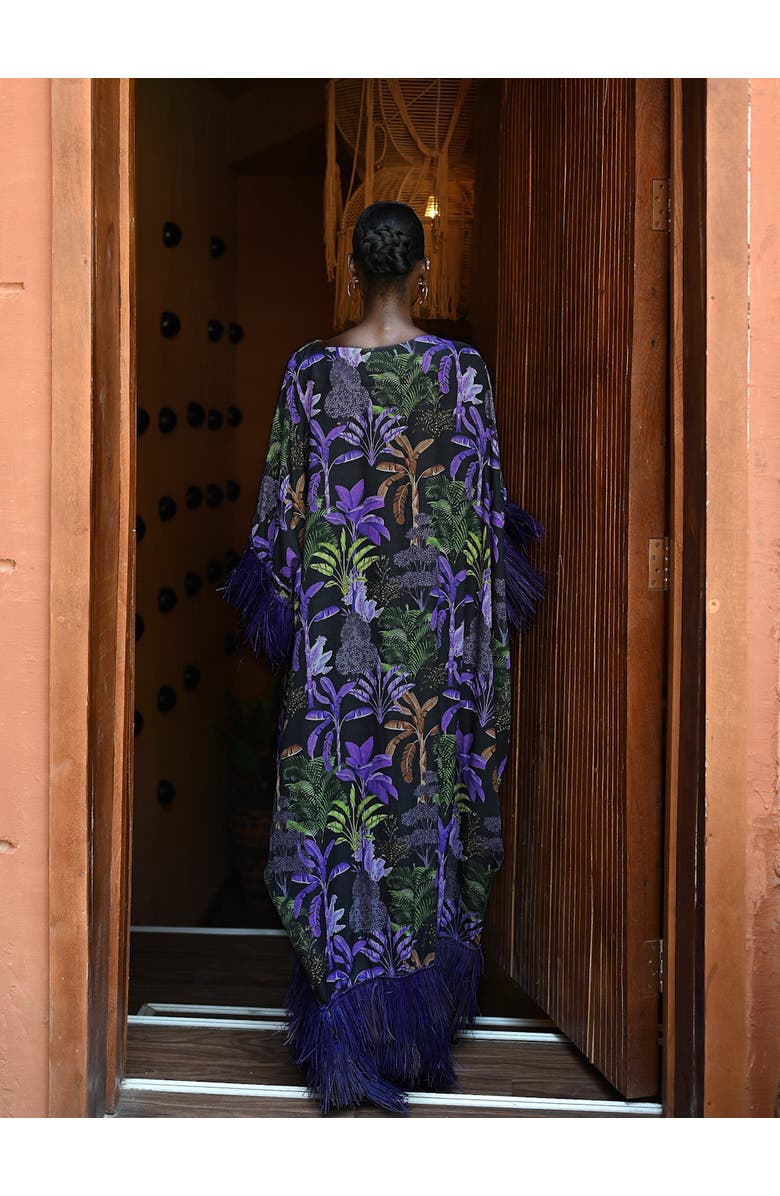 Flaunt Archive Abeni Raffia Dress, Alternate, color, Purple