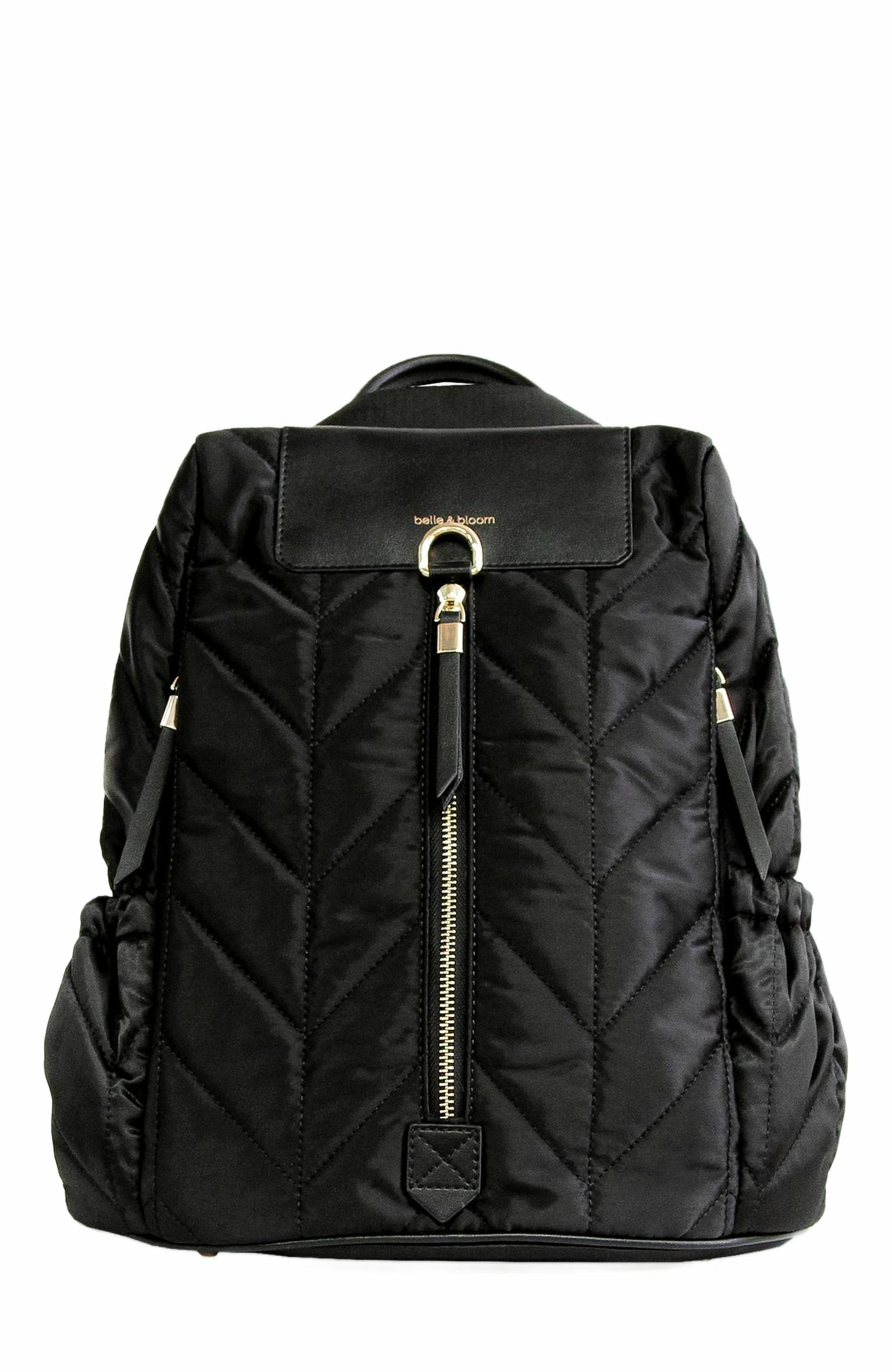 Belle & Bloom Runaway Royalty Backpack, Main, color, Black