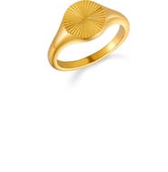 Atolea Sun Signet Ring