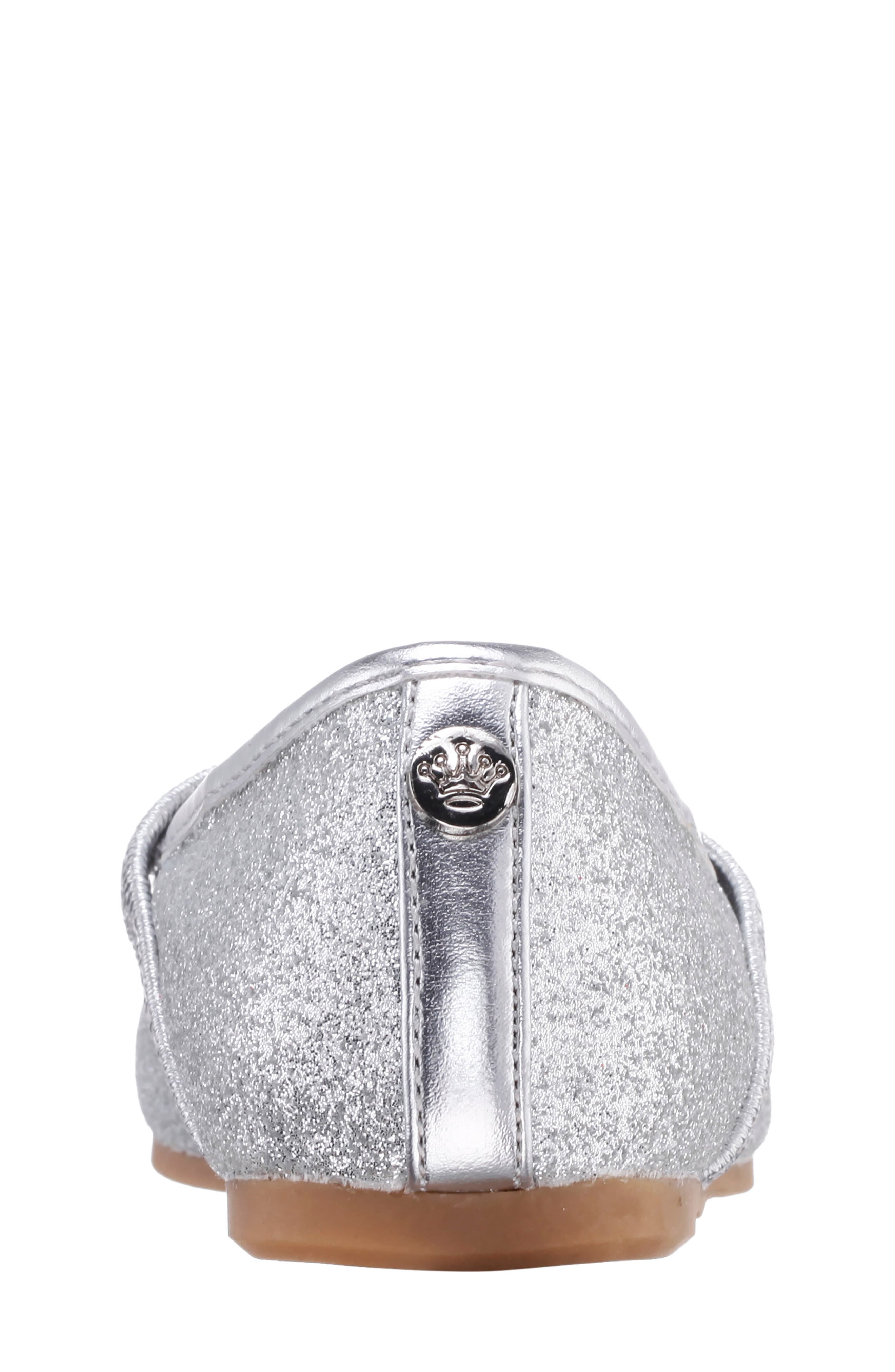 Nina Kids' Kenzee Mary Jane Flat, Alternate, color, Silver