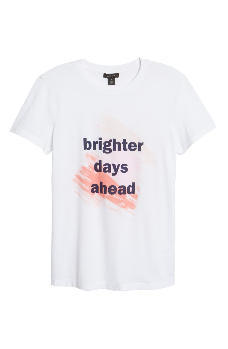 Halogen<sup>®</sup> Brighter Days Ahead Graphic Tee, Alternate, color, 