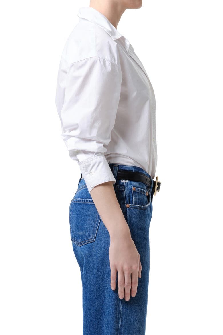 Thea Boyfriend Shirt, Alternate, color, OPTIC WHITE
