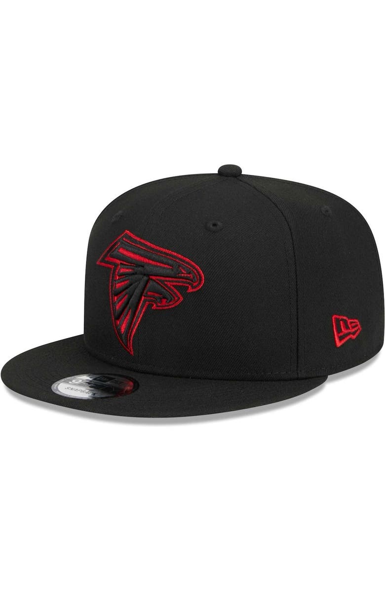 New Era Men's New Era Black Atlanta Falcons Goth Side Script 9FIFTY Snapback Hat, Alternate, color,