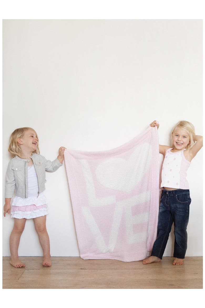 Love Dolce Knit Baby Blanket, Alternate, color, PINK