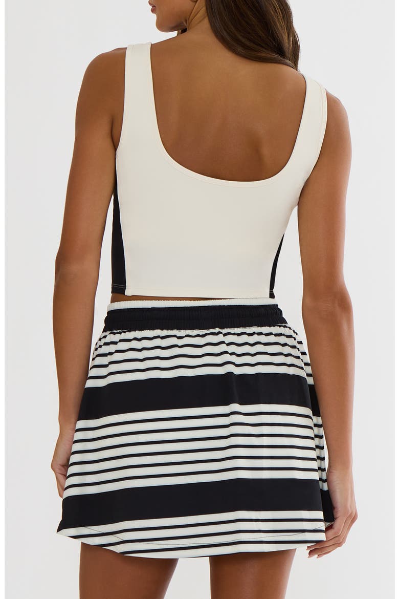 Brietta Square Neck Performance Tank Top, Alternate, color, SHADOW STRIPE