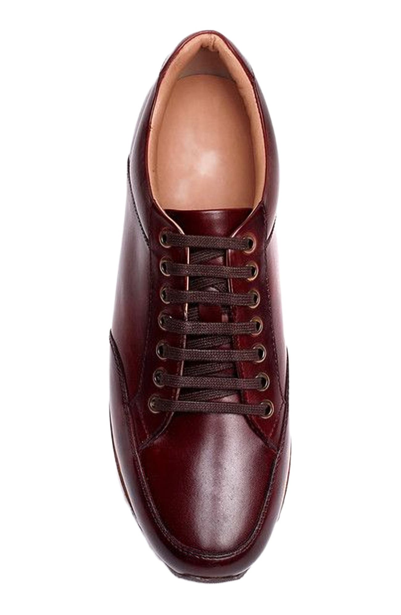 Brooklyn Sneaker, Alternate, color, Burgundy