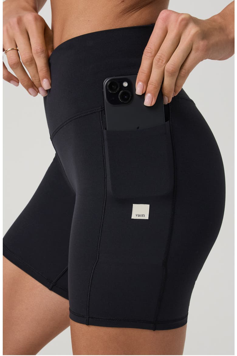AllTheForm Pocket Bike Shorts, Alternate, color, BLACK