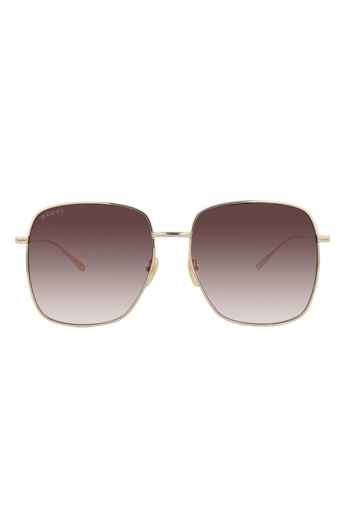 Gucci 59mm Oversize Square Sunglasses