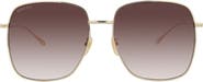 Gucci 59mm Oversize Square Sunglasses